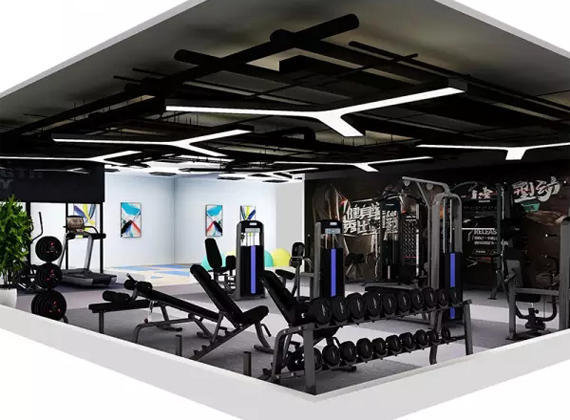 150m²健身房配置方案